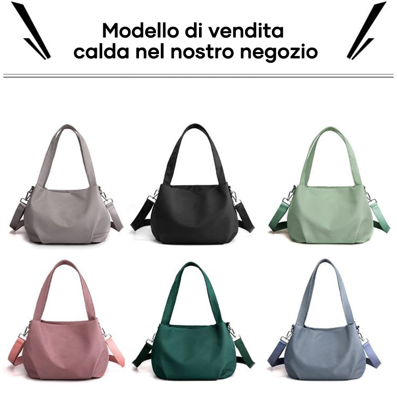 Borsa a tracolla in tela alla moda