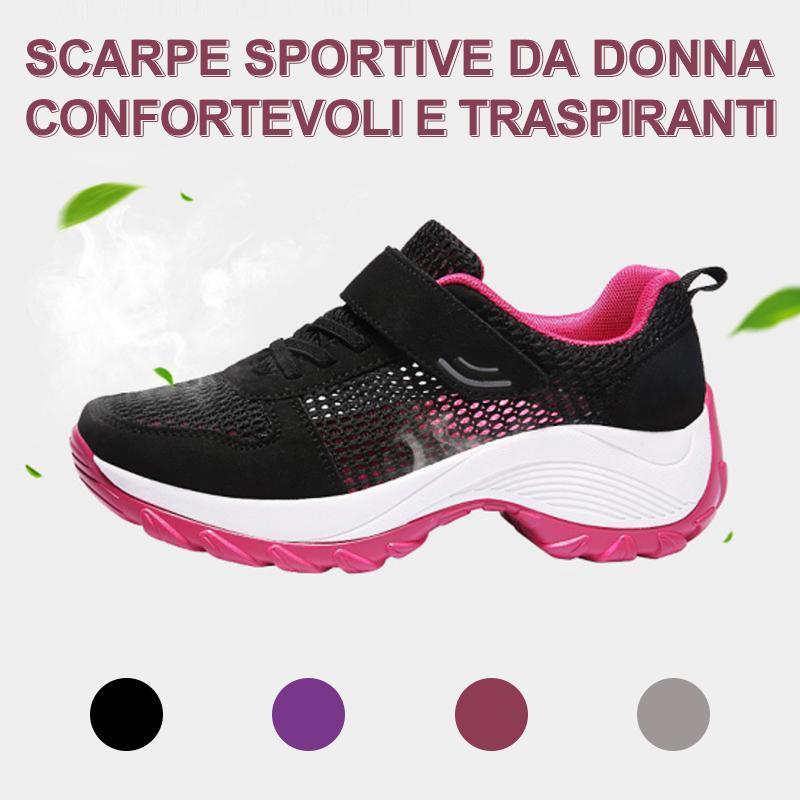 Scarpe sportive da donna confortevoli e traspiranti