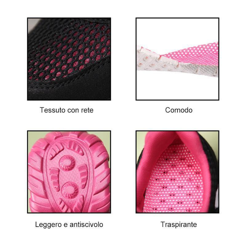 Scarpe sportive da donna confortevoli e traspiranti