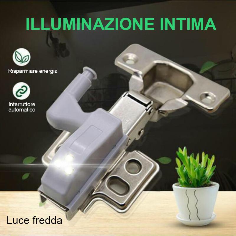 Luce LED a sensore per cerniere interne (10 pezzi)