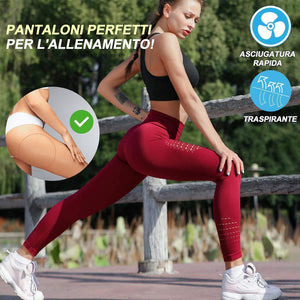 I pantaloni traspiranti, attillati e ad asciugatura rapida