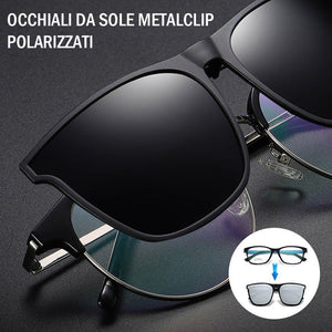 Nuovi occhiali da sole apribili con clip polarizzati