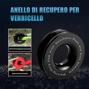 Anello di recupero per verricello