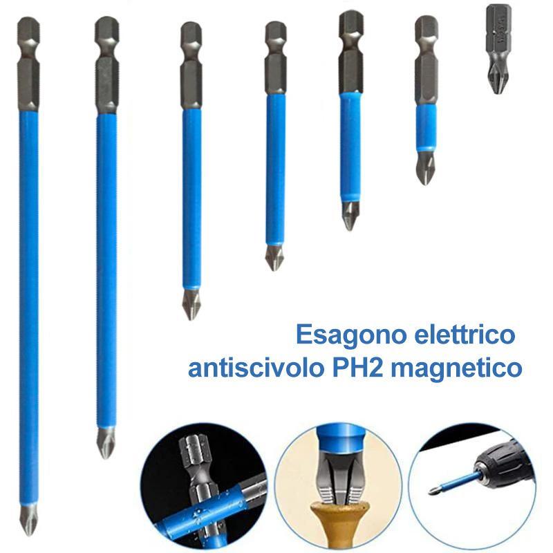 Bit di cacciavite magnetico antiscivolo