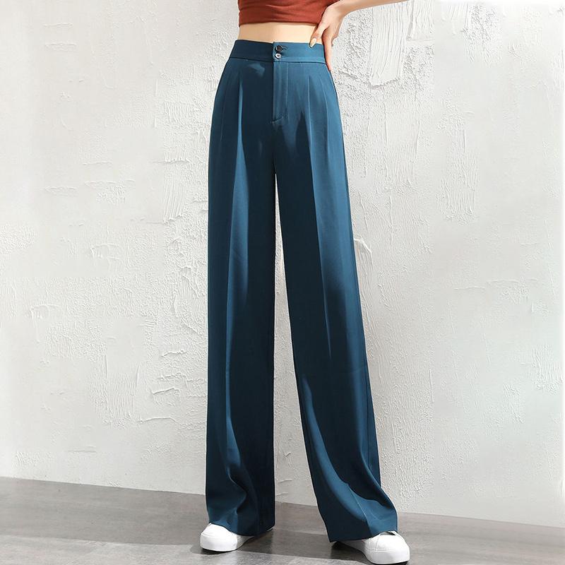 Pantaloni da abito larghi casual da donna