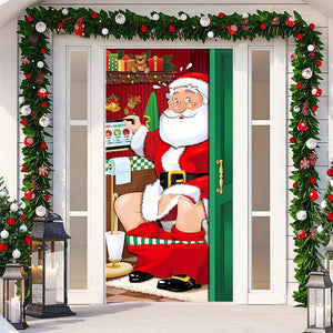 Decorazione per porta d'ingresso di Natale 2023