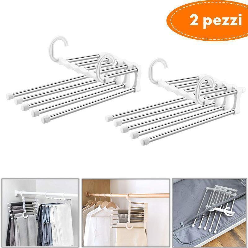 Appendiabiti Multiforo Salvaspazio 1 Pezzo Casa Dormitorio E