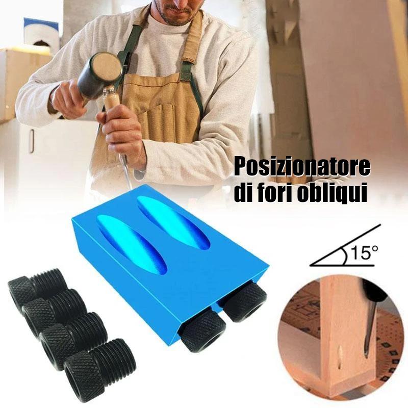 posizionatore foro obliquo