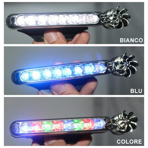 Luci a LED alimentate dal vento