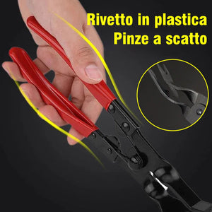 Pinze per rivetti in plastica