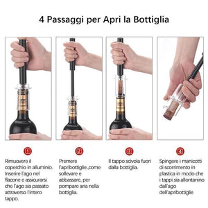 Apribottiglia Pneumatica per Vino