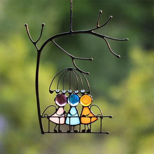 Attaccapanni per finestre artistiche in vetro colorato Idearock™Suncatcher