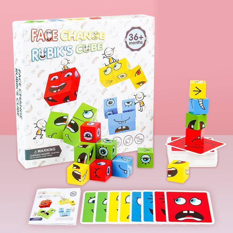 Cubi da costruzione puzzle