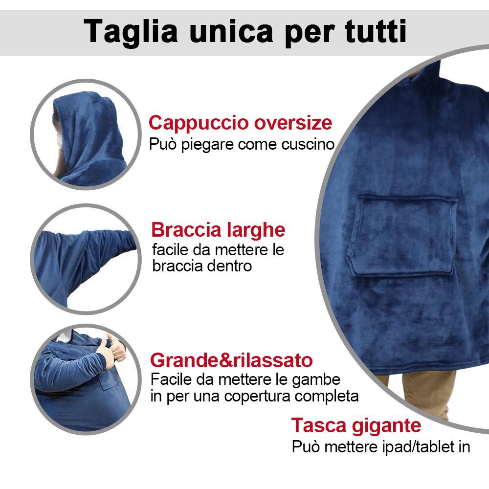 Coperte indossabili ultra morbide in pile – veramoons