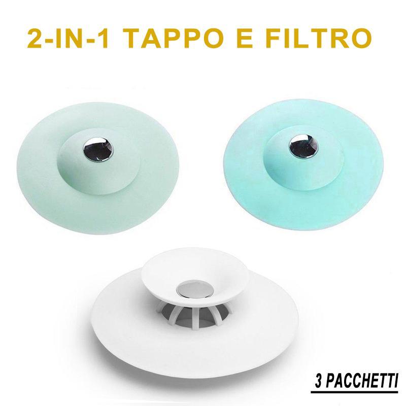 Hirundo Tappi di scarico multifunzionali, 3 pacchetti - oseletti