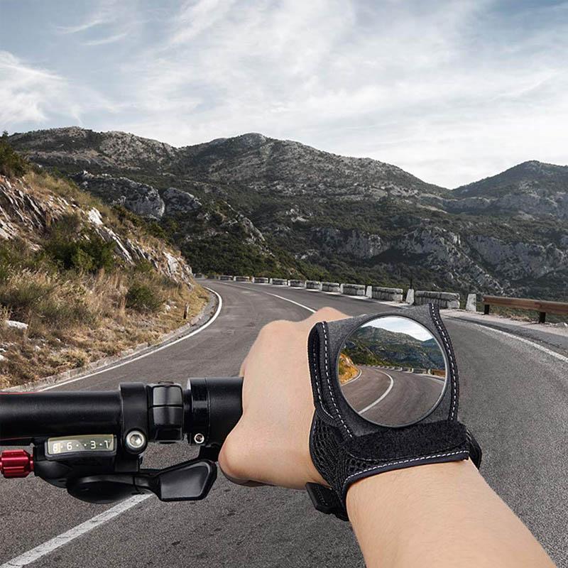 Specchietto retrovisore di sicurezza da polso per bicicletta