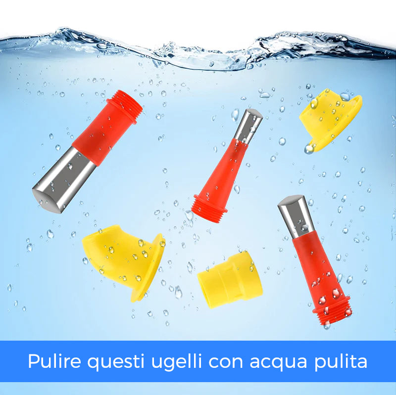 Kit di strumenti per ugelli in gomma integrati universali