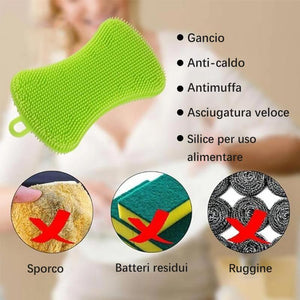 Spazzola Per Lavare Piatti In Silicone