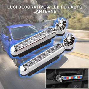 Luci a LED alimentate dal vento