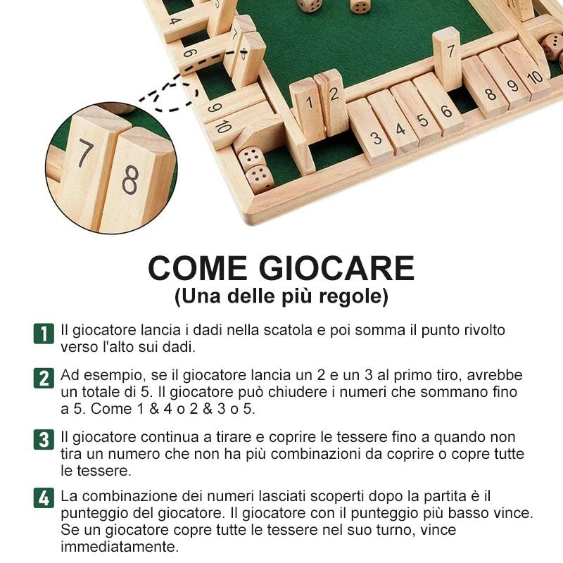 Gioco da tavolo in legno