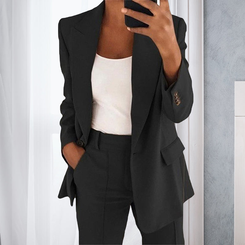 Blazer A Maniche Lunghe Da Donna