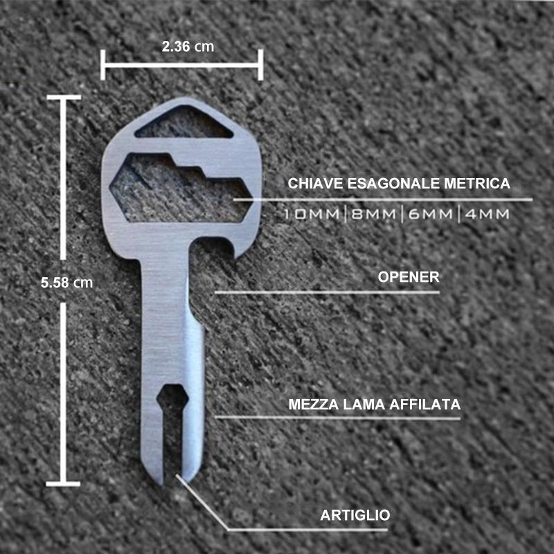Chiave Multiutensile Per Il Trasporto Quotidiano
