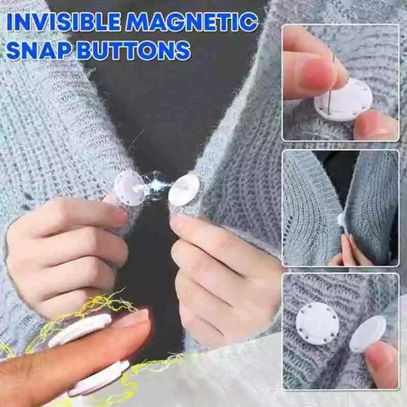 Pulsante magnetico invisibile di alta qualità (5 set)