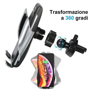 Clip Magica Caricabatterie Per Auto Wireless Ultra Veloce A Infrarossi