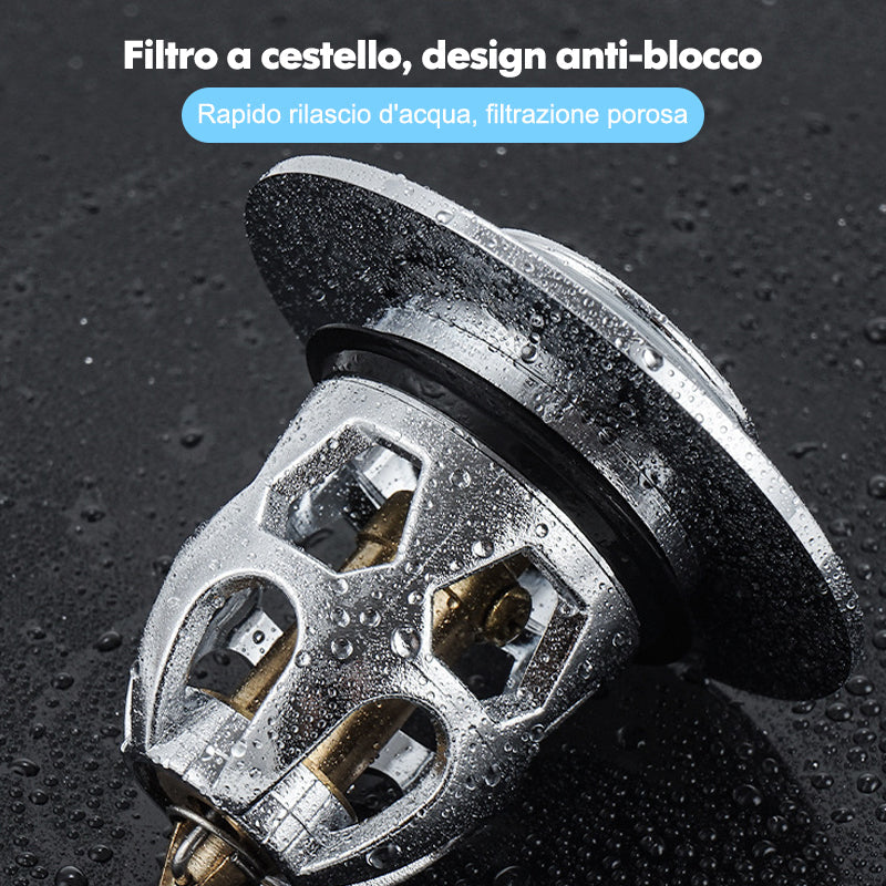 Acquista Tappo di scarico universale per vasca da bagno Tappo multiuso per  tubo di fogna Deodorante Anello di tenuta Tappo in silicone per vasca da  bagno Lavabo Cucina