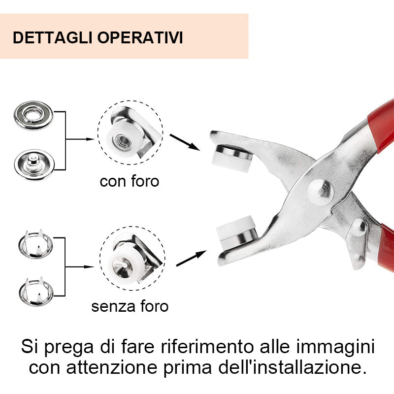 Kit multifunzionale per appendere in metallo