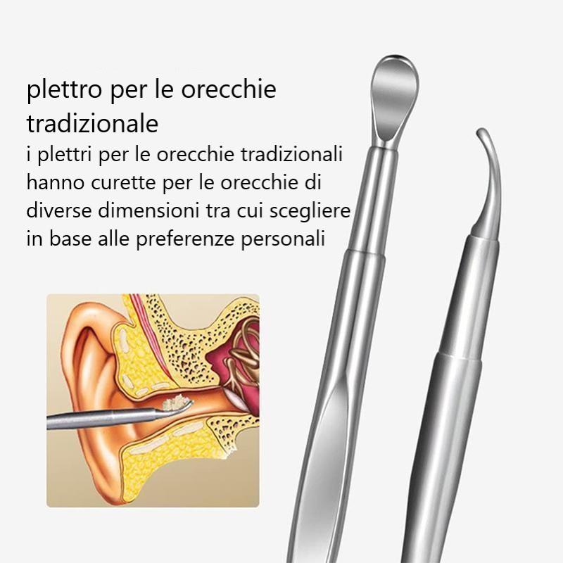 Set di strumenti per la pulizia del cerume