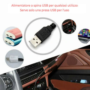 Coperta per auto e casa Romantica luce notturna USB