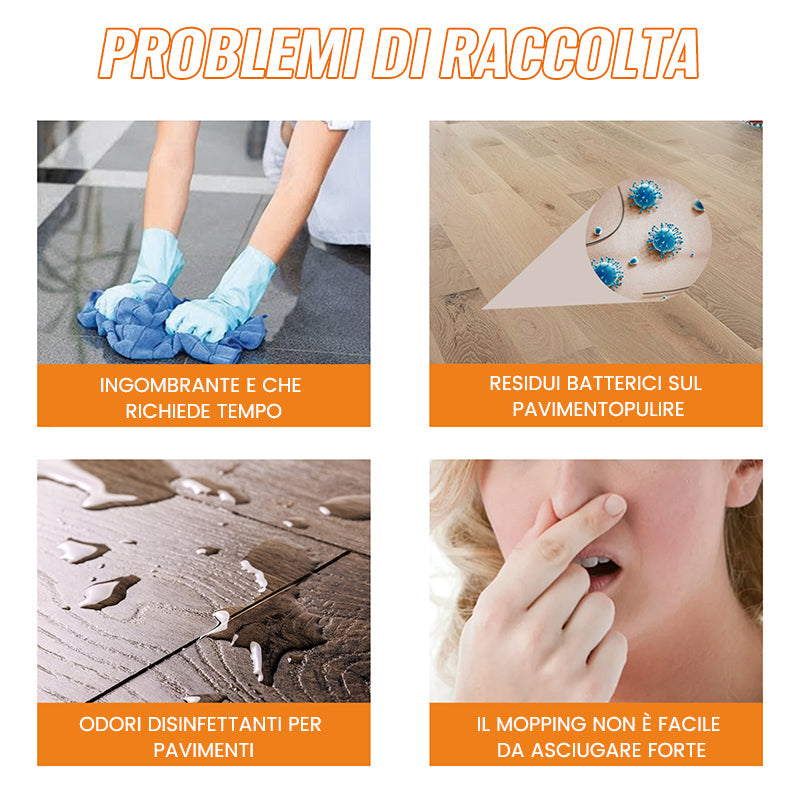 Potente detergente per pavimenti