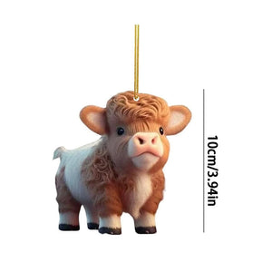 🌈🐮Ornamento decorativo della mucca del fumetto🐮