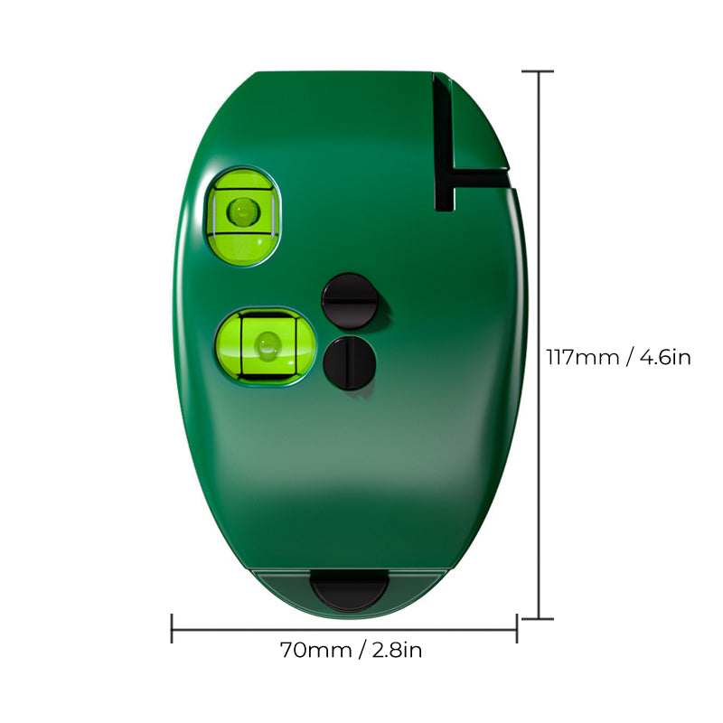 Righello laser elettronico lineare in miniatura a 90 gradi