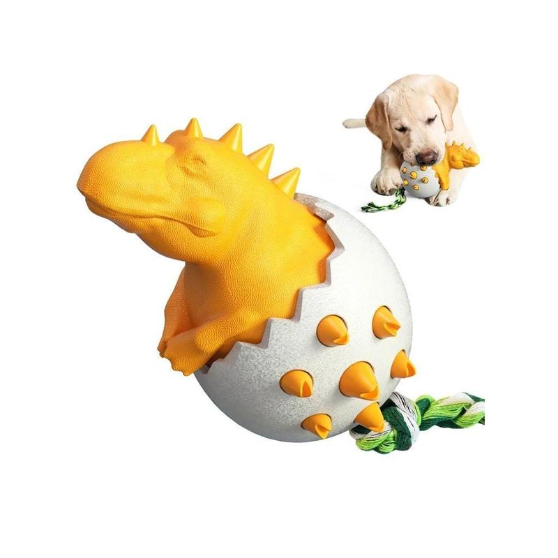 Giocattoli da masticare per cani con uova di dinosauro