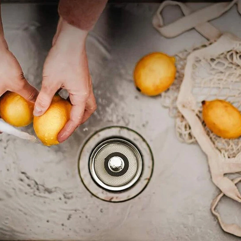 Filtro di ricambio in acciaio inox per lavelli da cucina