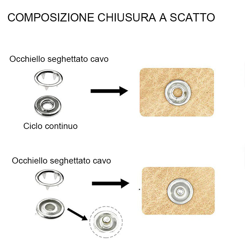 Kit multifunzionale per appendere in metallo