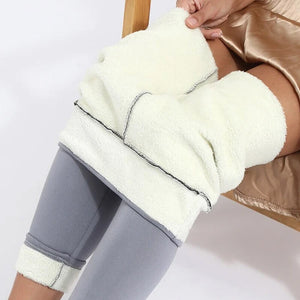 Leggings invernali in sherpa