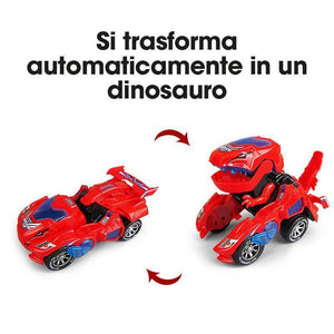 Auto a deformazione dinosauro a LED (Colore casuale)