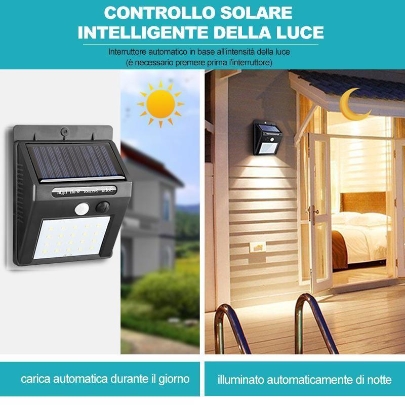 LED a induzione del corpo umano - Luce di ricarica solare