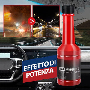 Detergente per parabrezza auto