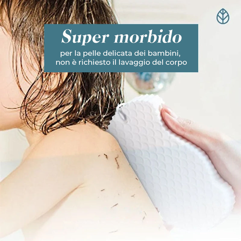 Spugna da bagno esfoliante super morbida