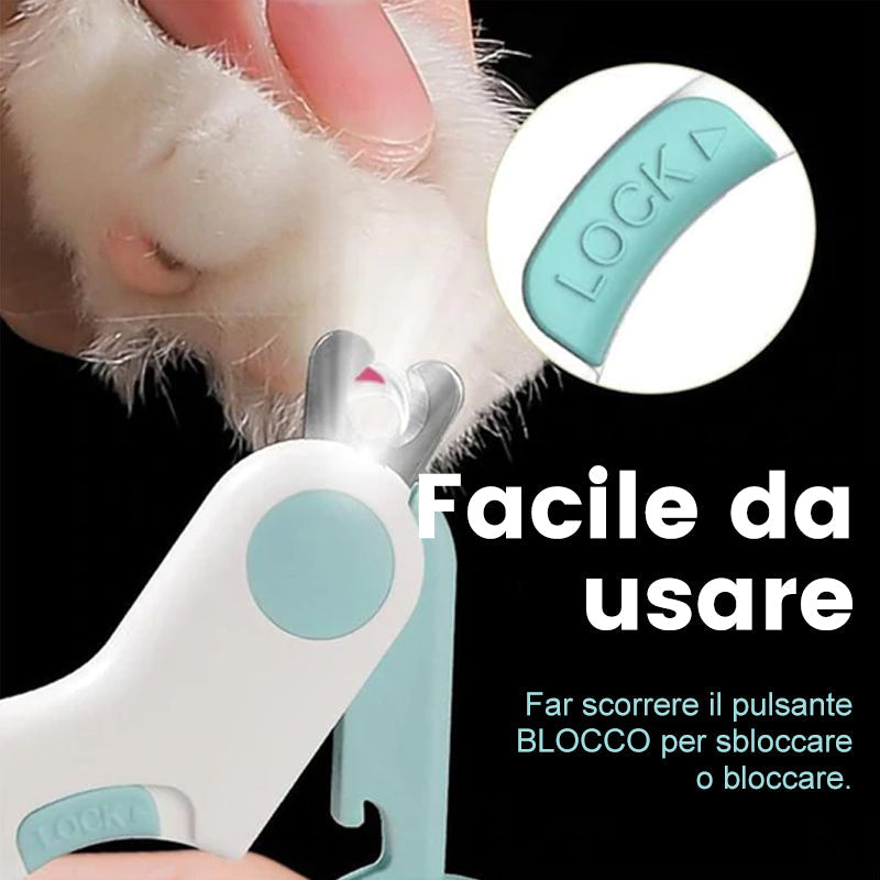 Tagliaunghie LED per animali domestici