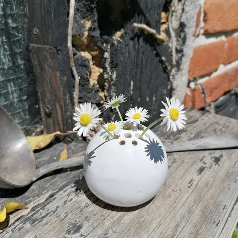 Vaso fatto a mano in resina Fiore Pietra Decorazioni per la tavola