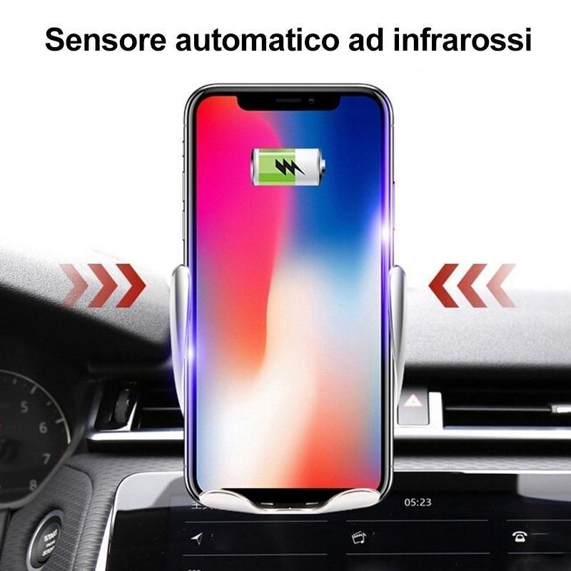 Clip Magica Caricabatterie Per Auto Wireless Ultra Veloce A Infrarossi