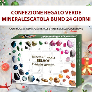 Calendario dell'Avvento di Natale minerale