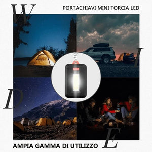 Mini portachiavi con torcia a LED – veramoons