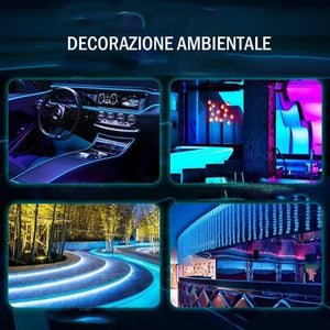 Luce d'atmosfera a LED 4 in 1 per auto