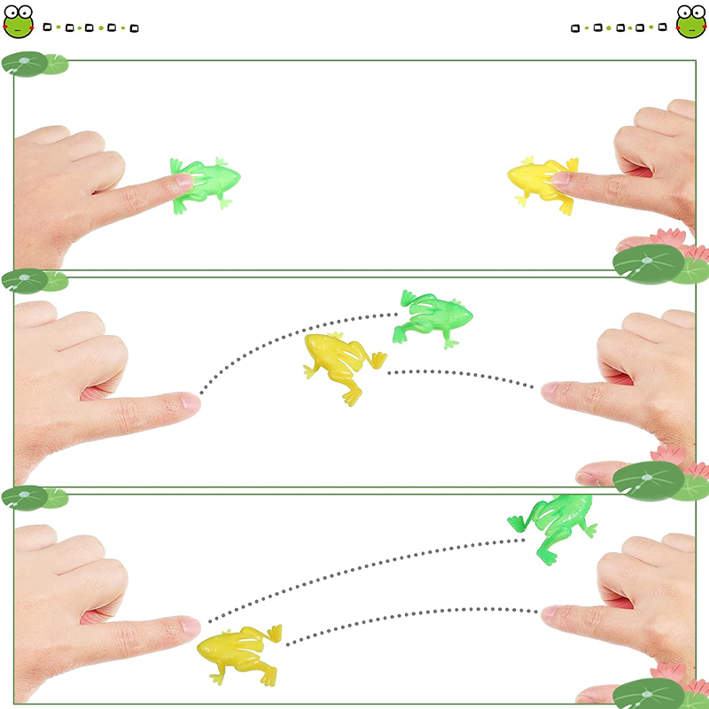 Giocattolo rana rimbalzante per bambini